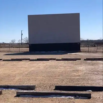 Screen at Docs Drive-in Theatrr