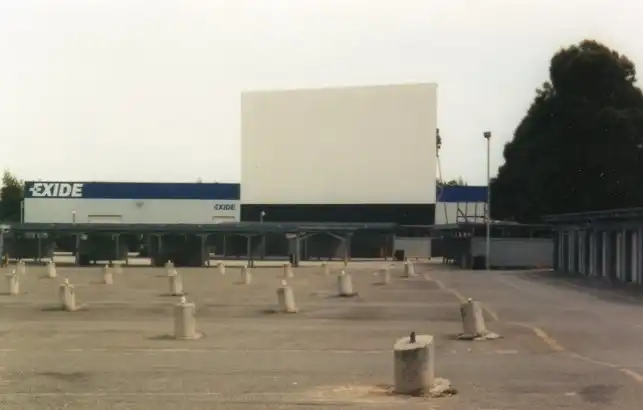 screen at the Ceres Drive-in