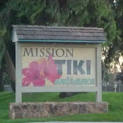 Mission Tiki Drive-in sign