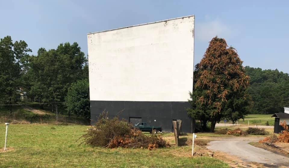screen at Pine Hill Drive-in