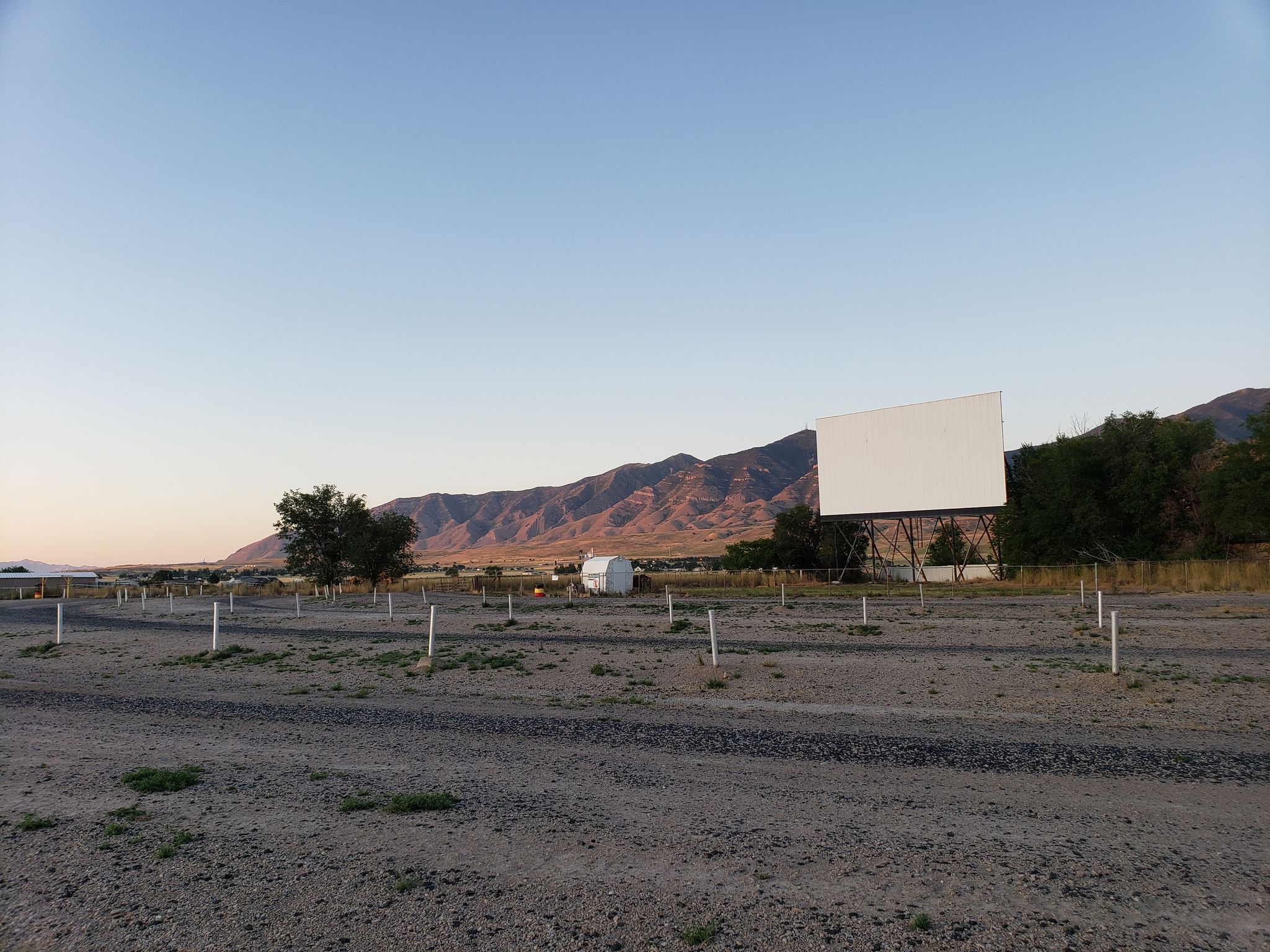 Screen at Erda Drive-in