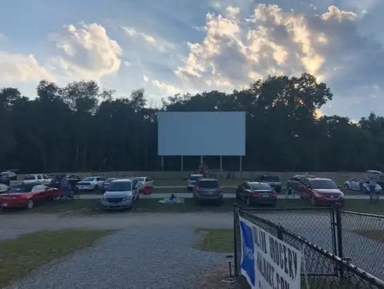 screen at Moon Lite Drive-in