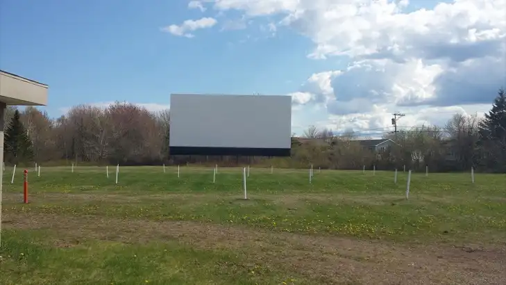 The screen at Neptune Drive-in
