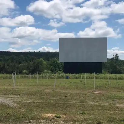 screen at the Ridgeview Drive-in