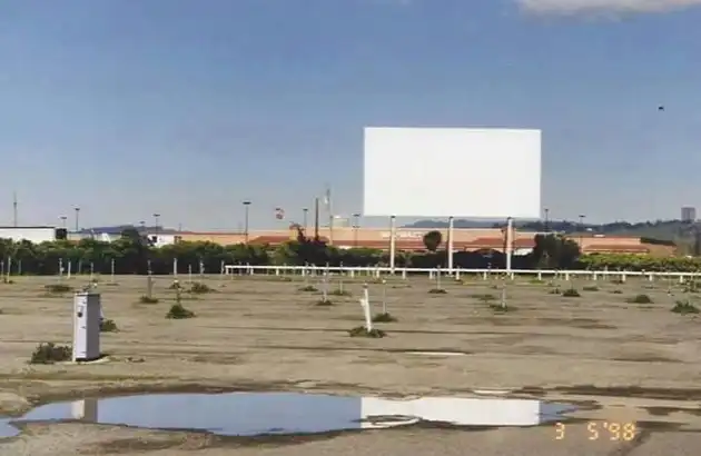 screen at the Union 6 Drive-in
