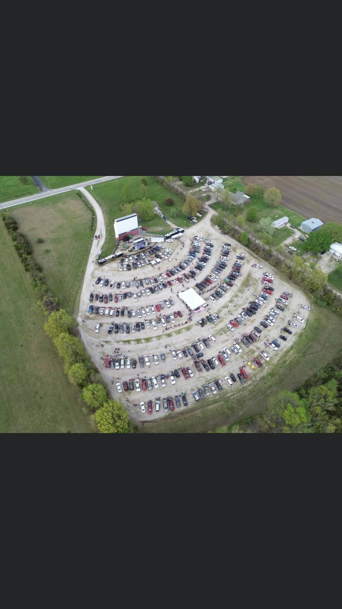 Aerial view of Barco Drive-in