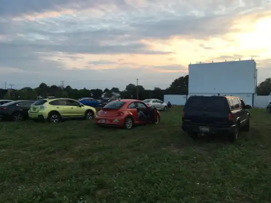 screen at the Bear Drive-in