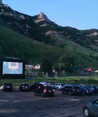 screen at Blue Starlite Drive-in Colorado