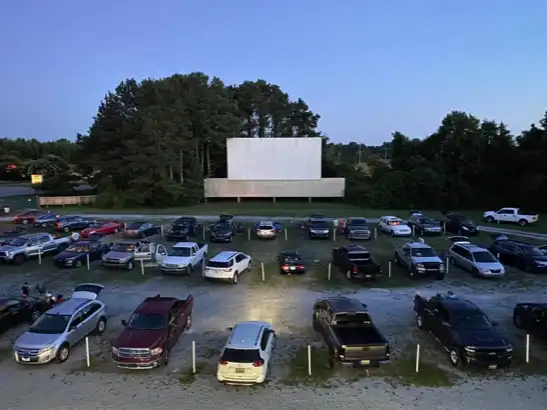 screen at the Cinemagic Drive-in