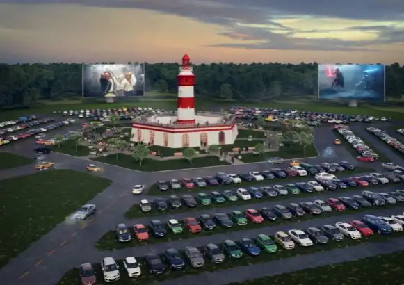 propsed layout of the Lighthouse 5 Drive-in