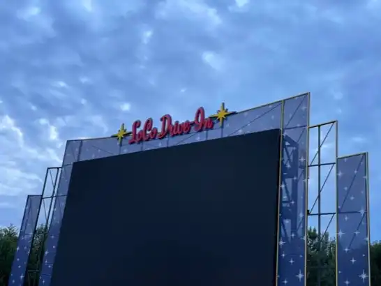 screen at the LoCo Drive-in