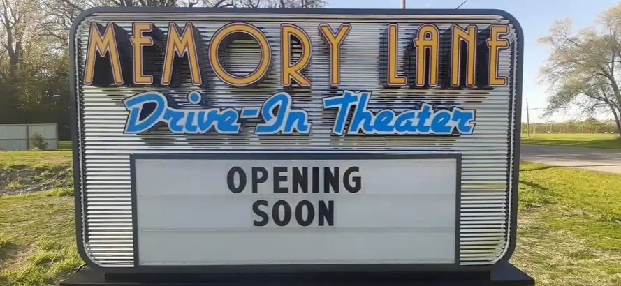 memory lane drive in marquee