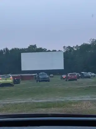 screen at Midway drive-in