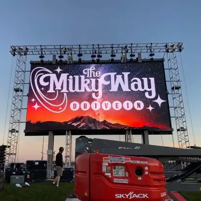 LED Screen at Milky Way Drive in