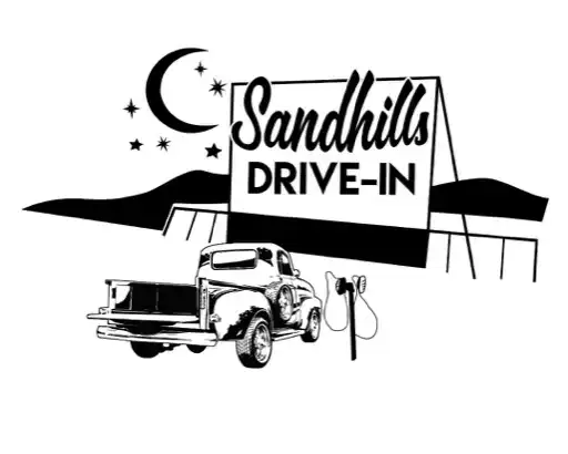 Logo of the Sandhills Drive-in