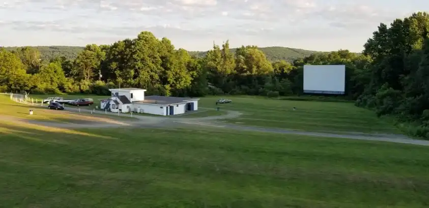 screen at the Pike Drive-in