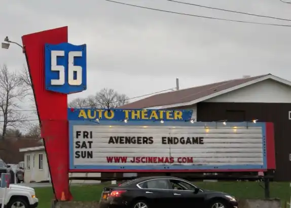Sign at the56 Auto Drive-in Theater