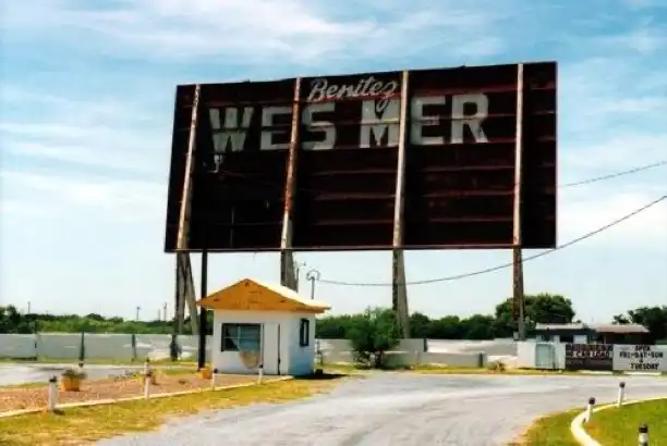 screen at WesMer Drive-in
